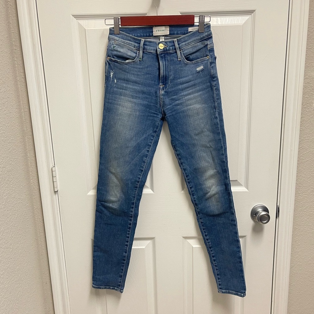 FRAME Le High Skinny Jeans